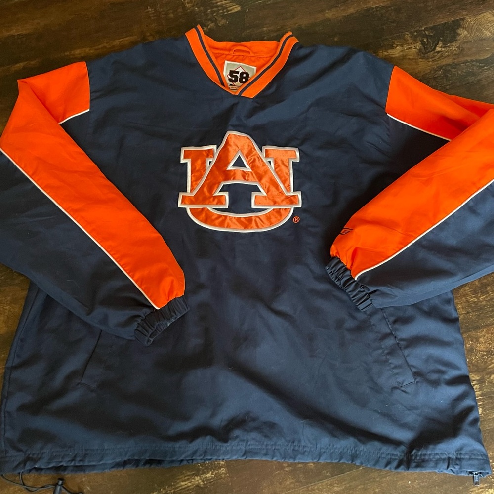 58 Sports Auburn Pullover Windbreaker. Size XXL